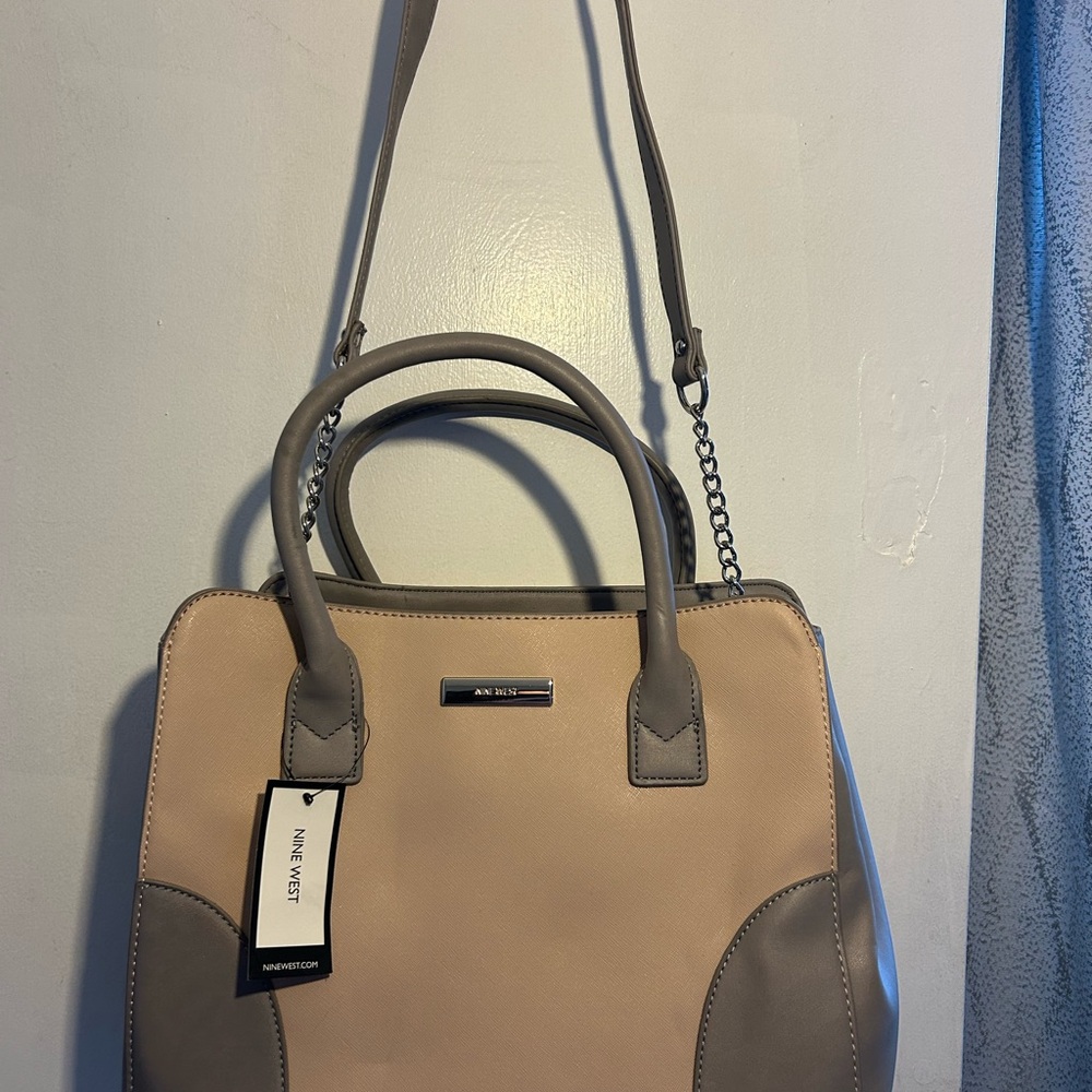 Nine West Beige and Gray Women's Bag
